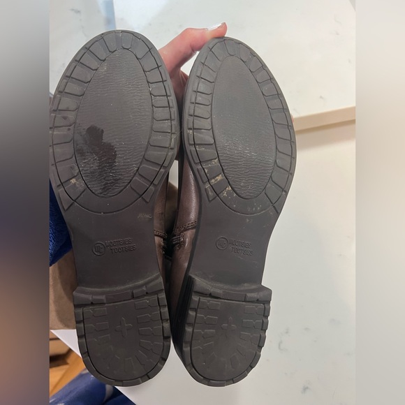 Mootsies Tootsies Knee High Two Toned Brown riding Boots size 7.5M - Picture 8 of 12